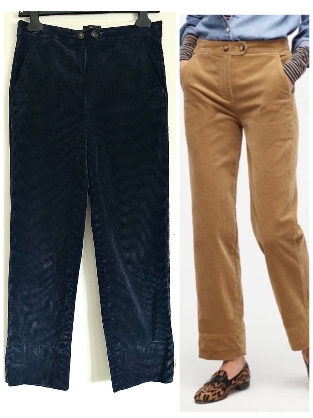 J. Crew Stovepipe Pant in Corduroy Size 6 EUC